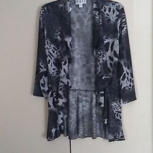 C18 Keren Hart long ruffly shrug